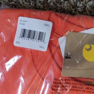 Carhartt Shirts - Carhartt long sleeve pocket tee shirt orange 3XLT Carhartt Shirts - Carhartt long sleeve pocket tee shirt orange 3XLT